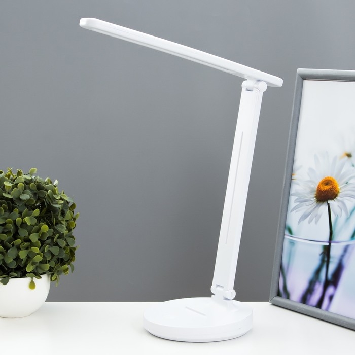 Настольная лампа сенсорная «Ларси» LED 6 Вт USВ белый 28×13.5×33 см Настольная лампа сенсорная «Ларси» LED 6 Вт USВ белый 28×13.5×33 см