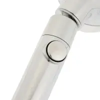 Лейка для душа ZEIN Z0014, пластик/нержавейка, 3 режима, микроскопические точки, цвет хром