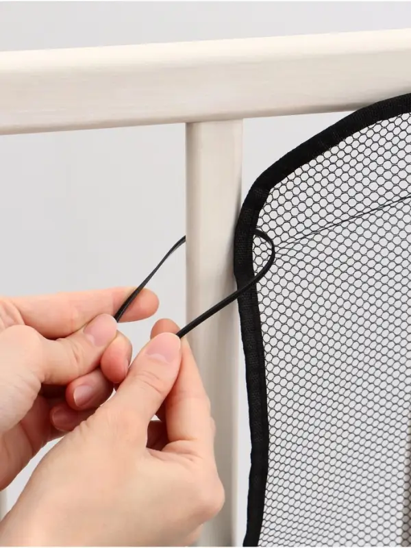 Защитная сетка ограждение для лестницы, 3 метра, чёрная, Крошка Я