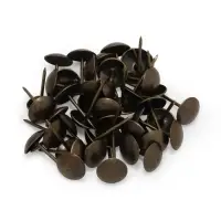 Гвозди ТУНДРА, декоративные, обивочные, 10&times;18.5 мм, бронза, 100 шт.