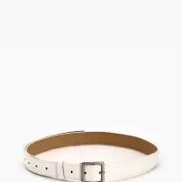 Ремень жен 05-01-02-01, Июнь2508, 3*0,3*110 см, без винта, пряж мат металл, 1 прокол, белый 109031 Ремень жен 05-01-02-01, Июнь2508, 3*0,3*110 см, без винта, пряж мат металл, 1 прокол, белый 109031