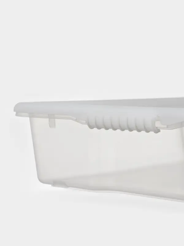 Контейнер для хранения Porter, 18 л, 66&times;42&times;12 см, с крышкой, цвет слоновая кость