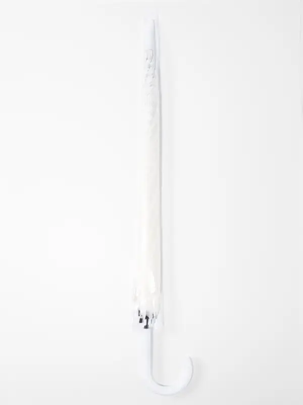 Зонт - трость полуавтоматический, 8 спиц, R=51/58 см, d=102 см, белый