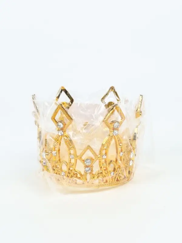 Корона для торта «Витая», цвет золото Корона для торта «Витая», цвет золото