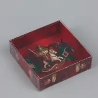 Коробка для макарун &laquo;Щелкунчик&raquo;, 12 &times; 12 &times; 3 см