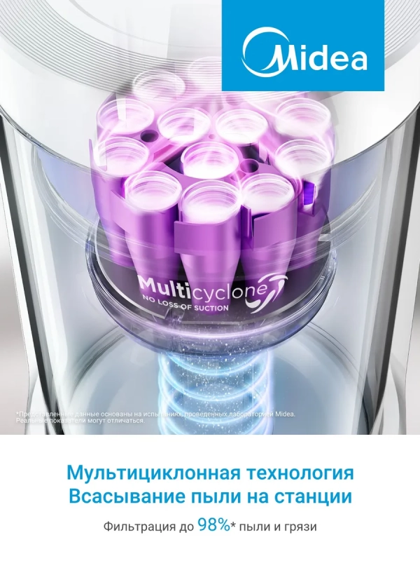 Робот-пылесос VCR S20 Plus, 8000 Па, белый