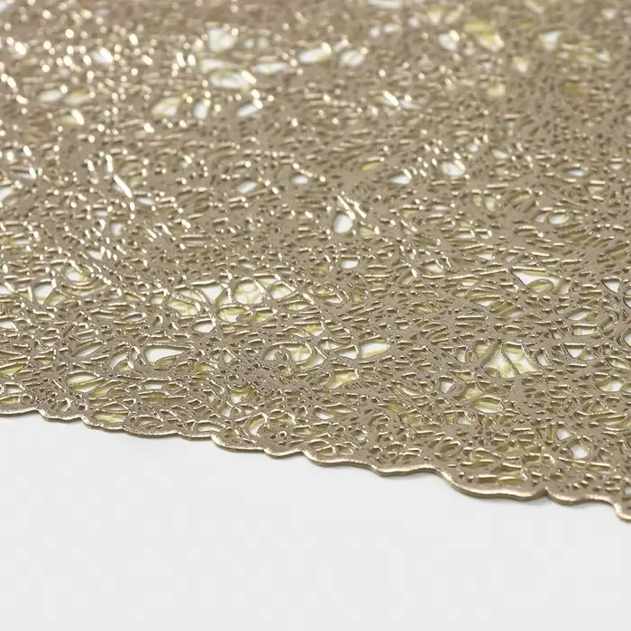 Салфетки сервировочные на стол Доляна &laquo;Соломка&raquo;, 30&times;45 см, 4 шт., золотые