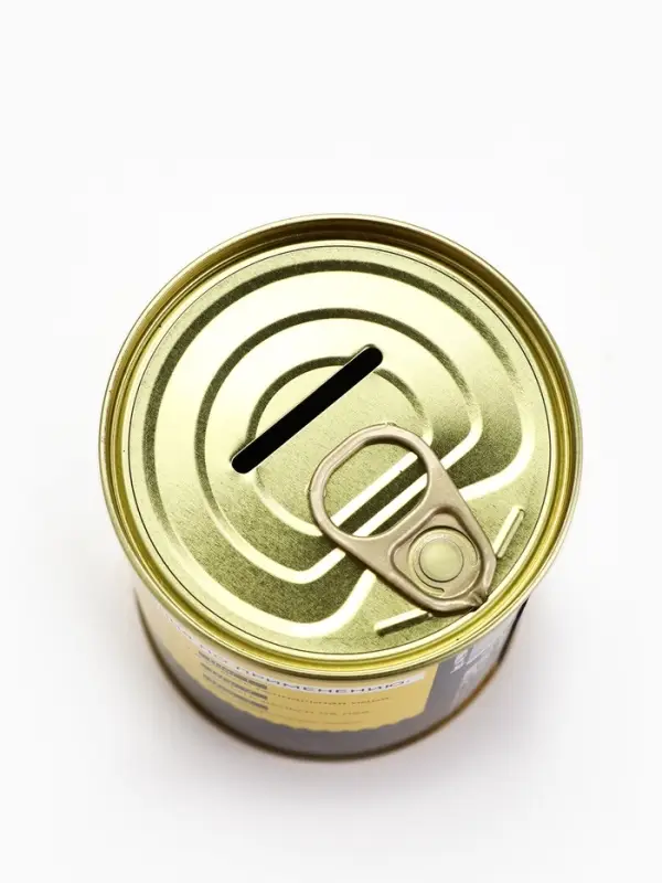 Копилка для денег &laquo;Банка. Гениального человека&raquo;, металл, 7.3&times;9.5 см