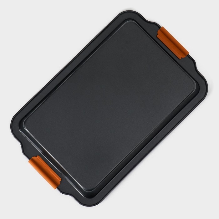 Противень для выпечки Magistro French Bakery, 41,5×26,5×5 см, антипригарное покрытие Противень для выпечки Magistro French Bakery, 41,5×26,5×5 см, антипригарное покрытие