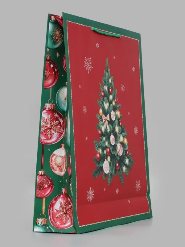 Пакет подарочный &laquo;Новогодняя красавица&raquo;, 33&times;10&times;42.5 см