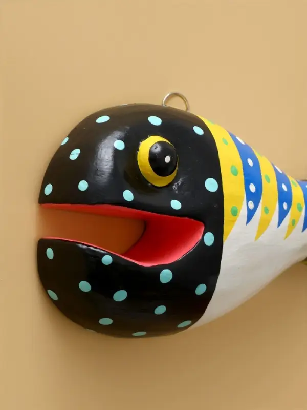 Панно  Панно "Рыба-хищник" дерево 20х12х4 см, цв. разноцветный