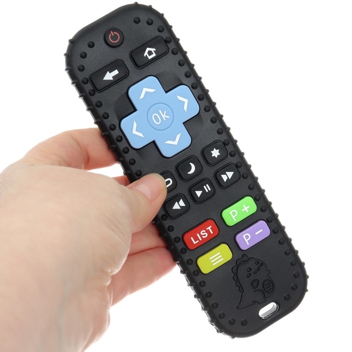 Прорезыватель для зубов Крошка Я «Пульт детский», цвет черный, размер 16 см Прорезыватель для зубов Крошка Я «Пульт детский», цвет черный, размер 16 см