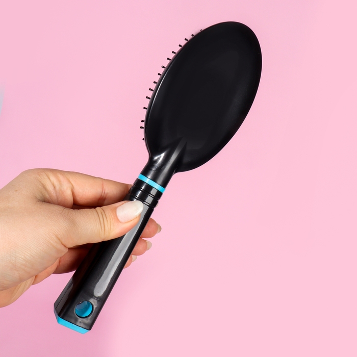 Расчёска массажная, 6 × 24,3 см, цвет МИКС/чёрный Расчёска массажная, 6 × 24,3 см, цвет МИКС/чёрный