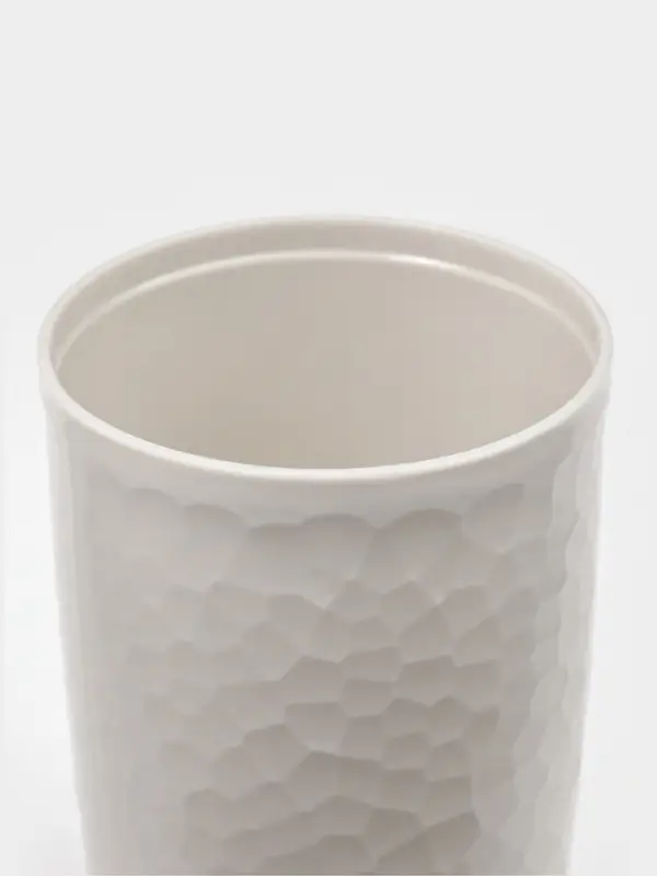 Стакан для зубных щёток Tule, 350 мл, d=7.7 см, h=10.4 см, светло-серый