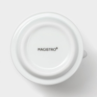 Молочник керамический Magistro White gloss, 250 мл