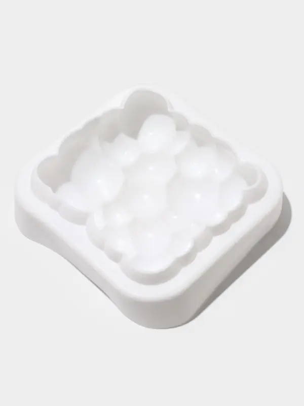 Форма для муссовых десертов и выпечки KONFINETTA &laquo;Воздушные пузыри&raquo;, силикон, 20&times;5.5 см, белая