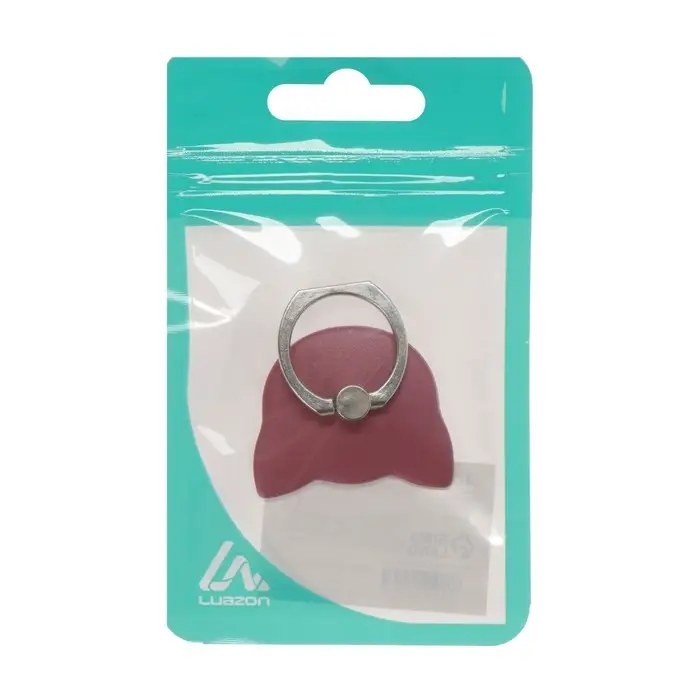 Держатель-подставка с кольцом для телефона Luazon, в форме "Кошки", розовый