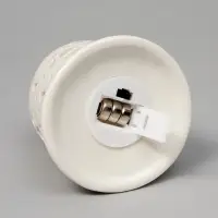 Ёлочный шар с подсветкой &laquo;Колокольчик&raquo;, 10.5&times;8.3&times;8.3 см, 1 LED, керамика, от батареек LR44&times;3, керамика, свечение тёплое белое