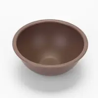 Миска для животных &laquo;Дубль Мини&raquo;, 200 мл, покрытие софт-тач, пластик, цвет капучино