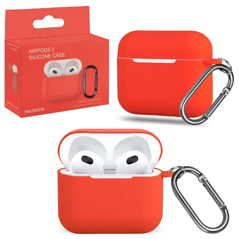 Чехол для AirPods 3 с карабином №5 Nectarine