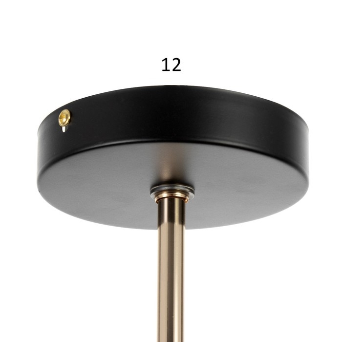 Люстра Люстра "Круэлла" 8хЕ27 40Вт черный 95х95х43см BayerLux