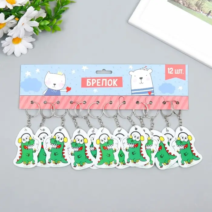 Брелок EVA  Брелок EVA "Дракоша в наушниках" 4,2х6,2 см