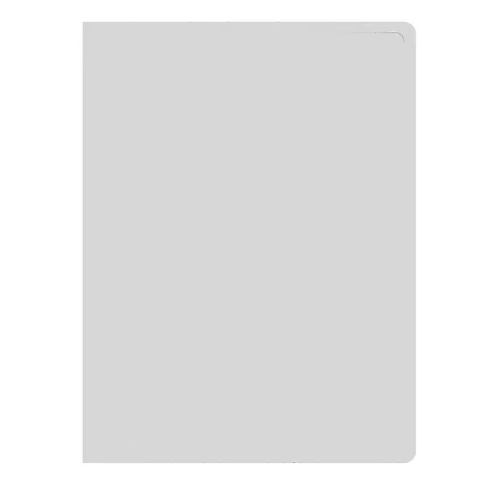 Папка с пружинным скоросшивателем А4, 500 мкм, корешок 15 мм, Calligrata, до 100 листов, белая