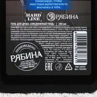 Гель для душа &laquo;Настоящий мужик&raquo;, 300 мл, аромат древесный, HARD LINE