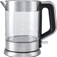 Чайник электрический стеклянный с подсветкой КТ-617 - 1.5 л