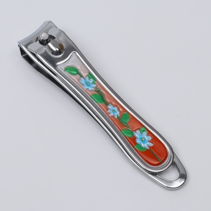 Кусачки книпсер педикюрные, с пилкой, 8 см, МИКС