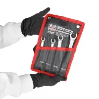 Набор ключей гаечных разрезных в сумке (8-17 мм) (4 предмета) AVS K4N4M