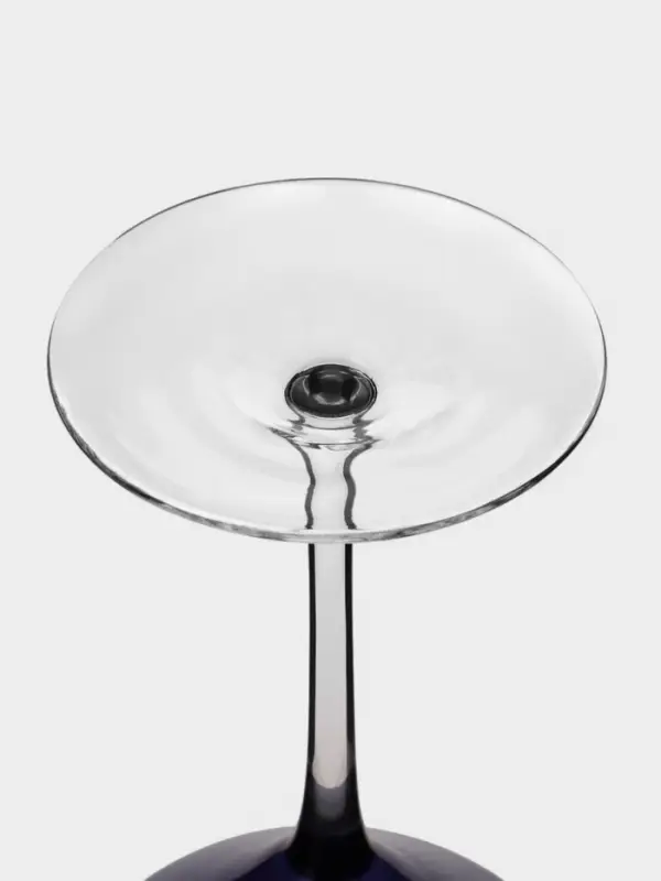 Бокал для вина Magistro &laquo;Иллюзия&raquo;, 540 мл, 10&times;24 см, стекло, синий