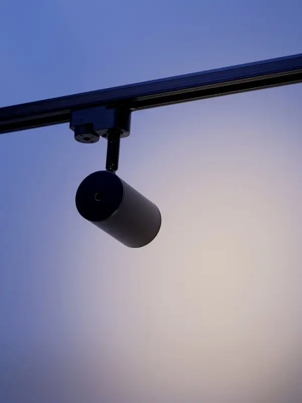 Трековый светильник Luazon Lighting под лампу Gu10, цилиндрический, чёрный