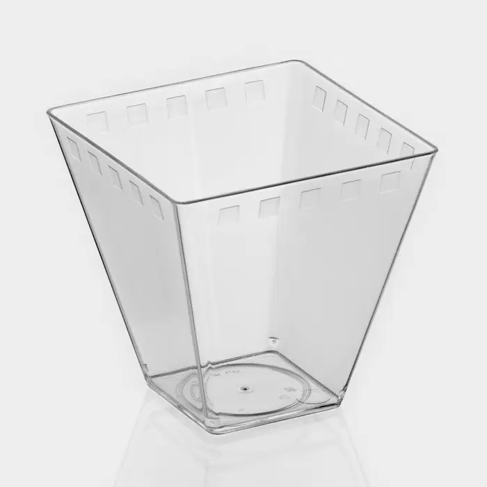 Форма пластиковая одноразовая для фуршета «Брюссель», 150 мл, прозрачая