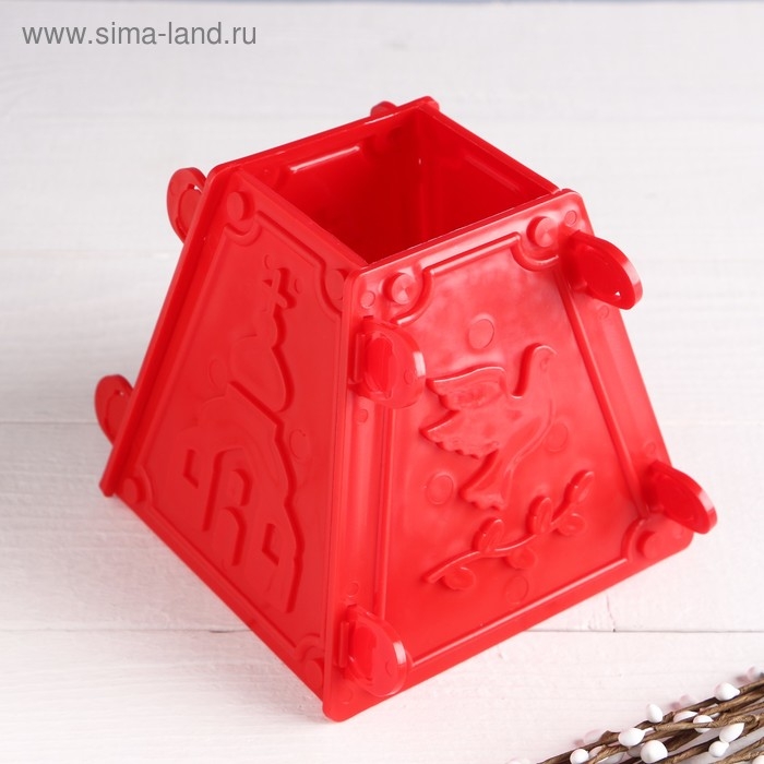 Пасочница  Пасочница "Пасхальная" пластик, 11х11х11 см