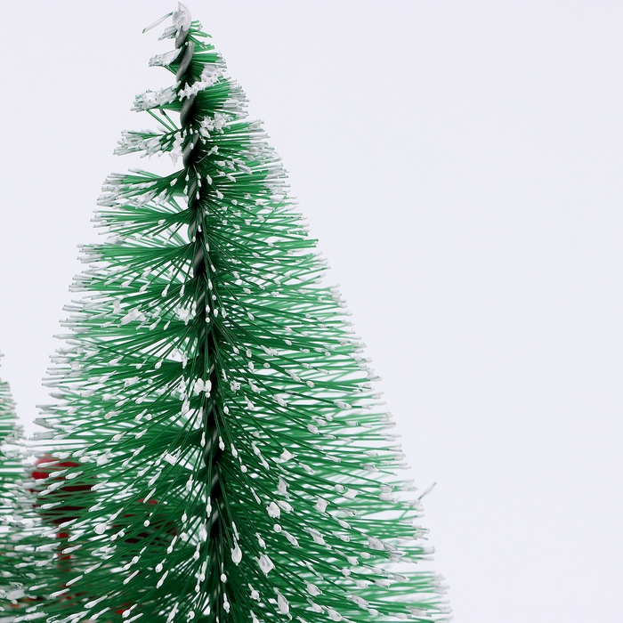 Новогодний декор «Две ёлки с шишкой», наподставке, 8,5 × 10 × 16 см Новогодний декор «Две ёлки с шишкой», наподставке, 8,5 × 10 × 16 см