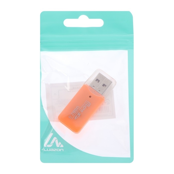 Картридер Luazon V-914 мини, для Micro-SD, USB, МИКС Картридер Luazon V-914 мини, для Micro-SD, USB, МИКС
