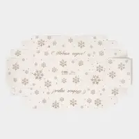 Коробка для десерта &laquo;Новый год: Снежинки&raquo;, 26&times;8&times;9.5 см