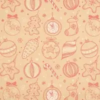 Набор упаковочной бумаги &laquo;Новогодняя&raquo;, 4 листа, 70 &times; 100 см