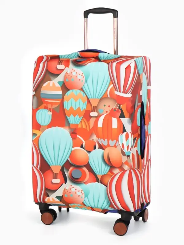 Чехол для чемодана &laquo;Воздушные шары&raquo;, 24", разноцветный