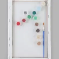 Картина по номерам &laquo;Девушка с букетом&raquo;, 20&times;30 см