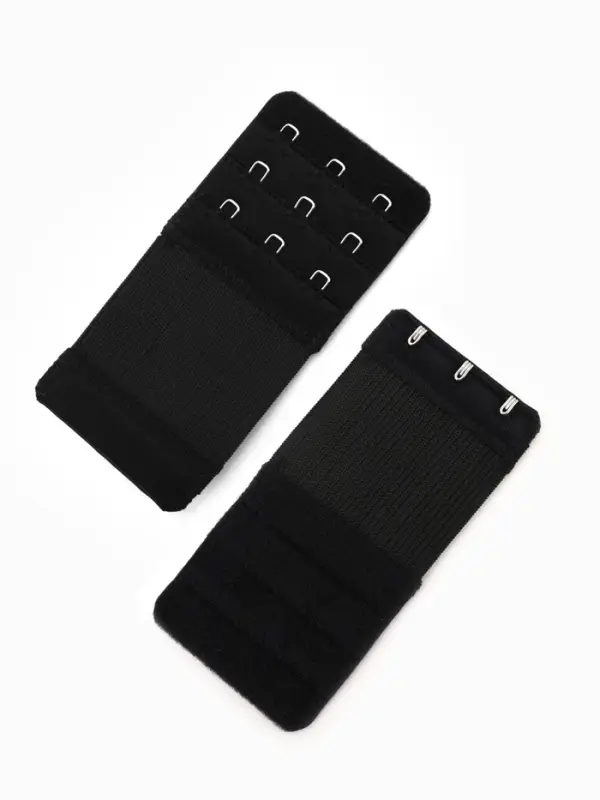 Застёжка для бюстгальтера, удлинитель, 3 ряда 3 крючка, 5&times;10.5 см, 3 шт.