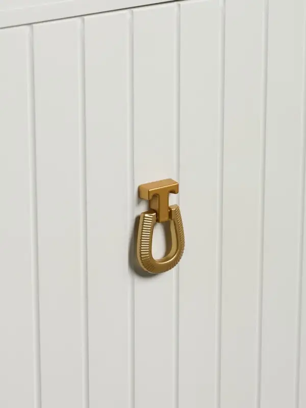 Ручка-кнопка CAPPIO EARRING, алюминий, цвет золото