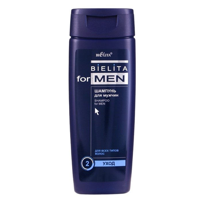 Шампунь для волос мужской BIELITA для всех типов волос, 250 мл Шампунь для волос мужской BIELITA для всех типов волос, 250 мл