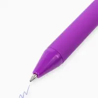 Ручка прикол шариковая синяя паста автоматическая 0.7 мм МИКС надписей &laquo;Приколы&raquo;, пластик