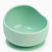 Тарелка детская на присоске и ложка, бирюзовый, Mum&Baby Тарелка детская на присоске и ложка, бирюзовый, Mum&Baby