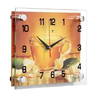 Часы настенные: Кухня, &laquo;Чай&raquo;, бесшумные, 20&times;26 см