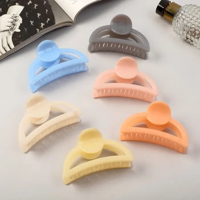 Крабик для волос «Глянец», дуга круг люкс, 9 см, МИКС Крабик для волос «Глянец», дуга круг люкс, 9 см, МИКС