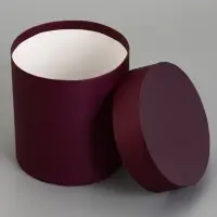 Набор круглых коробок 5 в 1&laquo; Лаванда&raquo;, 20&times;20 - 15&times;15