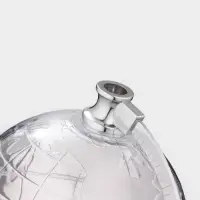 Башня пивная с воронкой &laquo;Земной шар&raquo;, 1.9 л, пластик, серебристая